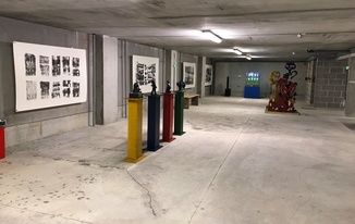 Un parking souterrain comme lieu d’exposition